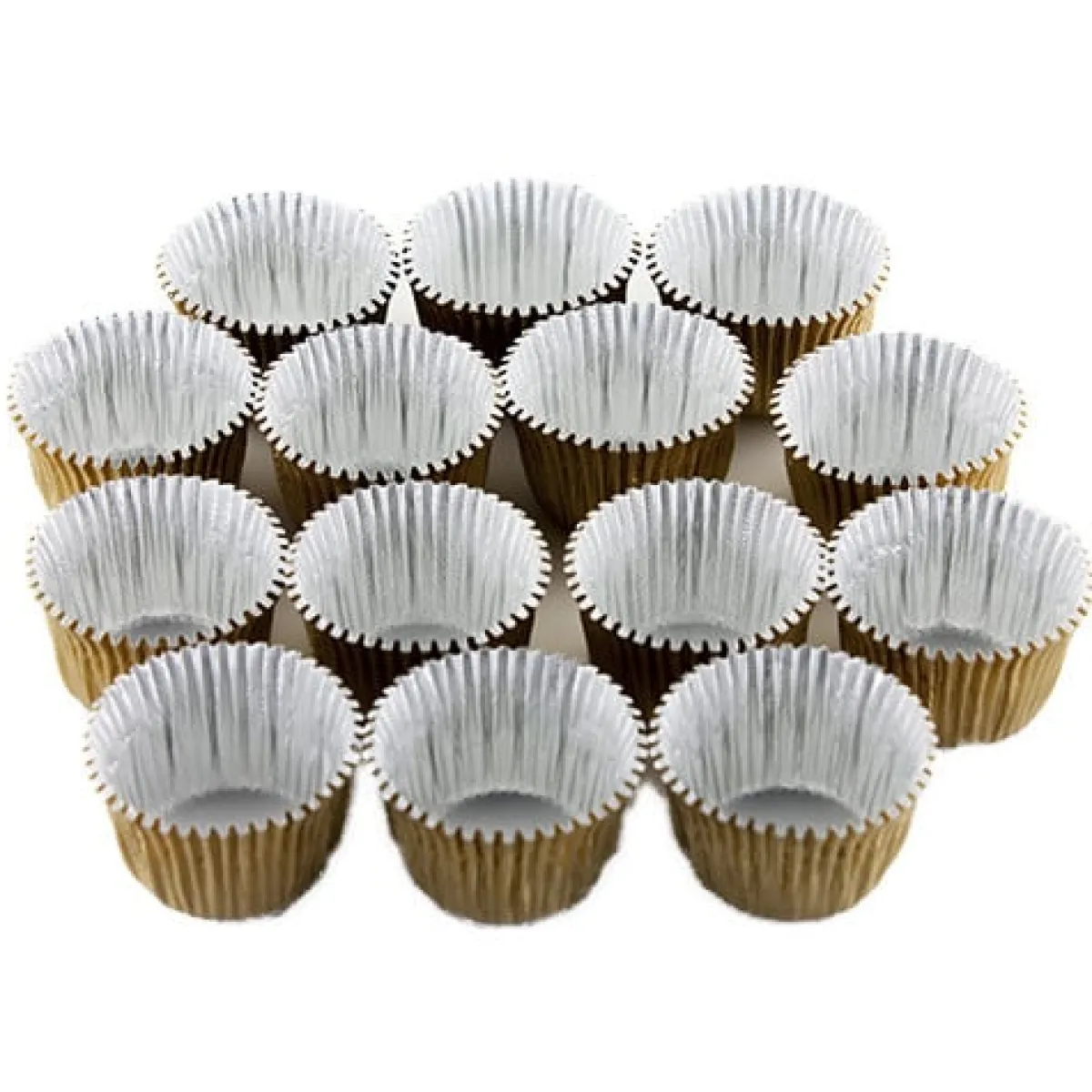 Chocolate World Aluminium IJsbonbon Cups Goud Ø23mm 1250 stuks Online