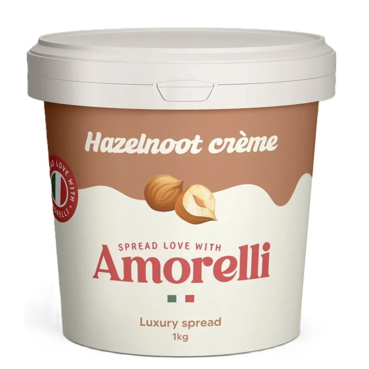 Amorelli Hazelnoot Spread 1kg New