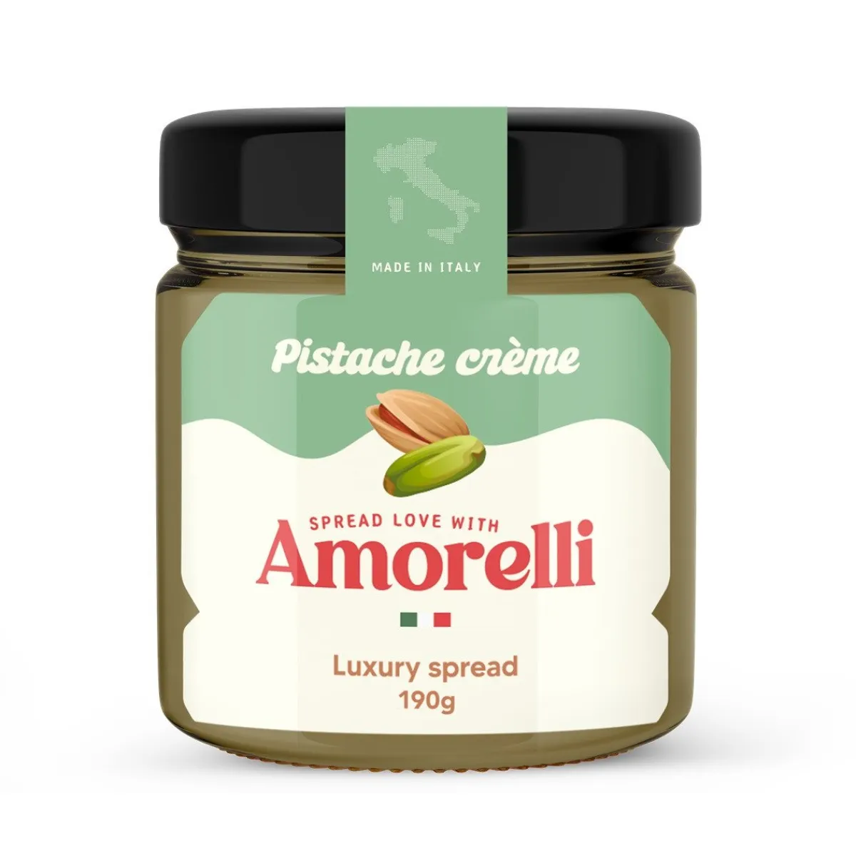 Amorelli Pistache Spread 190g Outlet