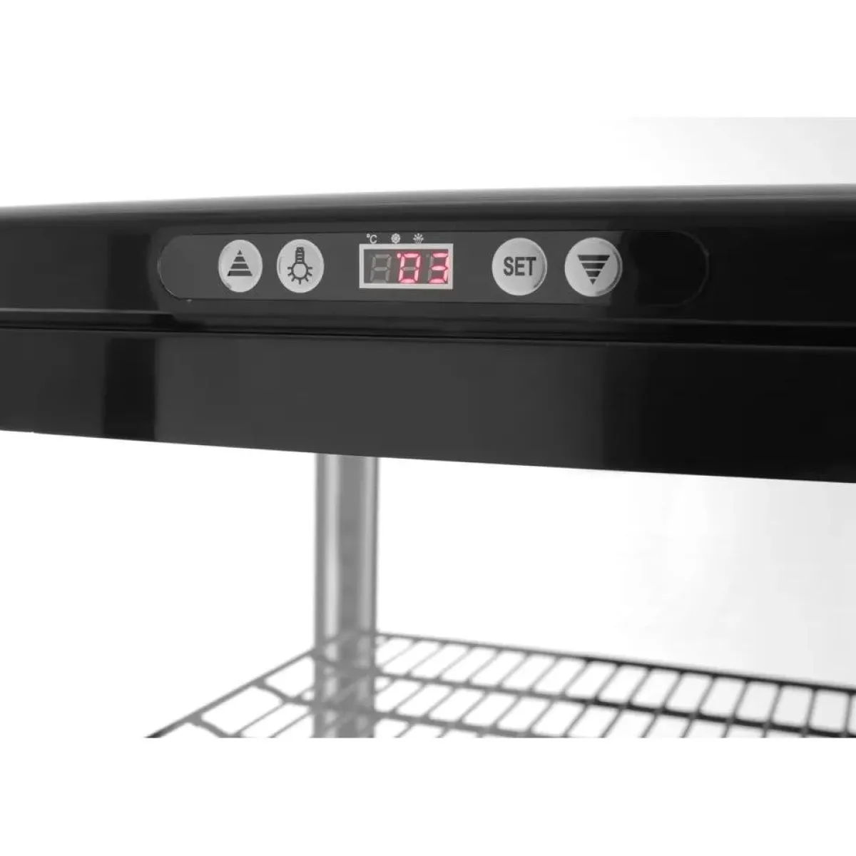Hendi Arktic Koelvitrinekast Zwart 270 Liter New