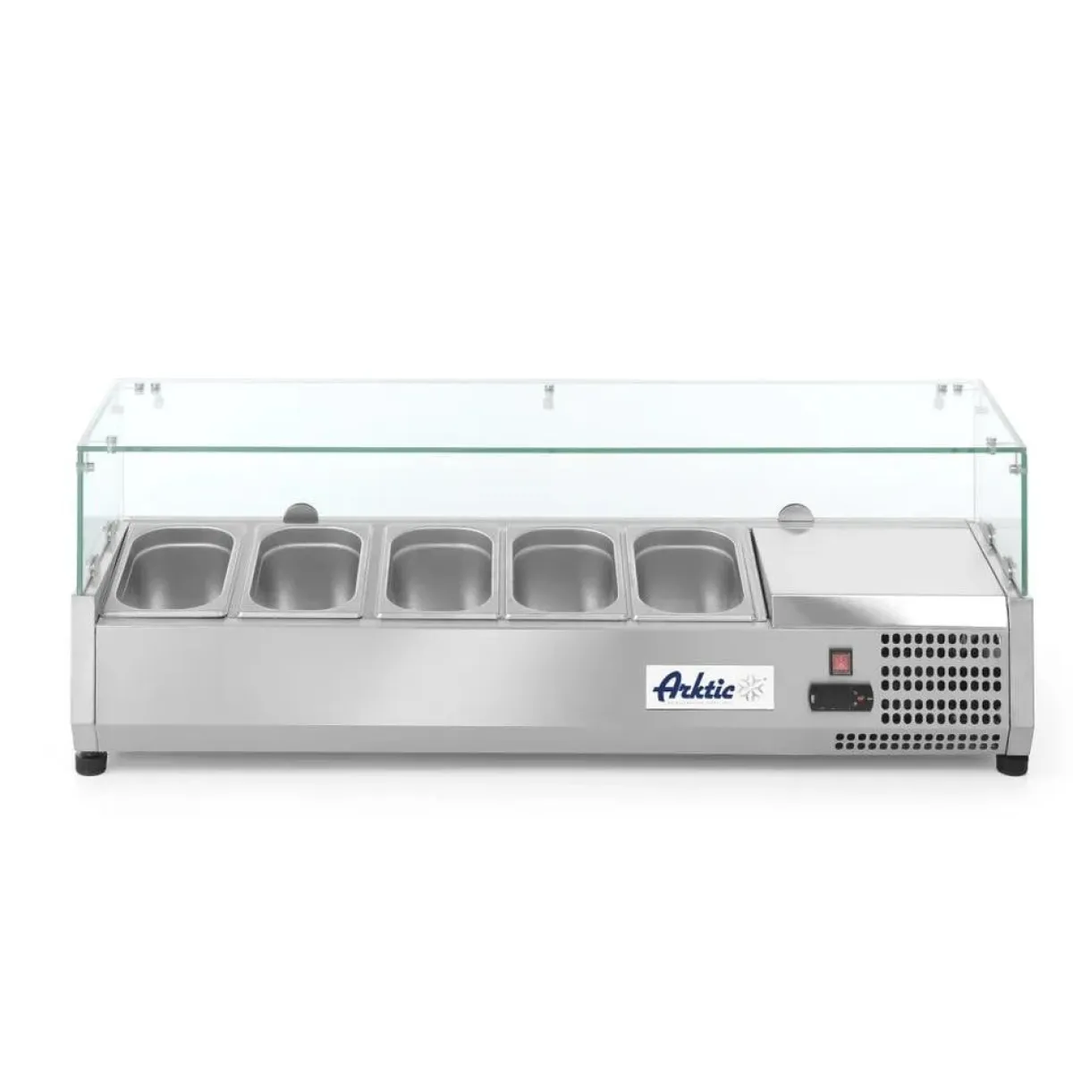 Hendi Arktic Opzetkoelvitrine met glas 5x GN 1/4 Best