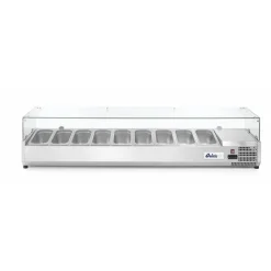 Hendi Arktic Opzetkoelvitrine met glas 9x GN 1/3 Discount