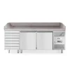 Hendi Arktic Pizzawerkbank met 2 deuren en 7 lades 280L Best