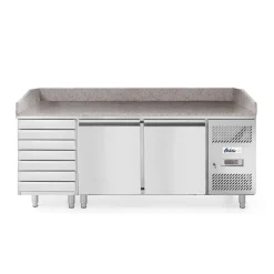 Hendi Arktic Pizzawerkbank met 2 deuren en 7 lades 280L Best