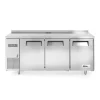 Hendi Arktic Vrieswerkbank met 3 deuren Kitchen Line 390L Hot