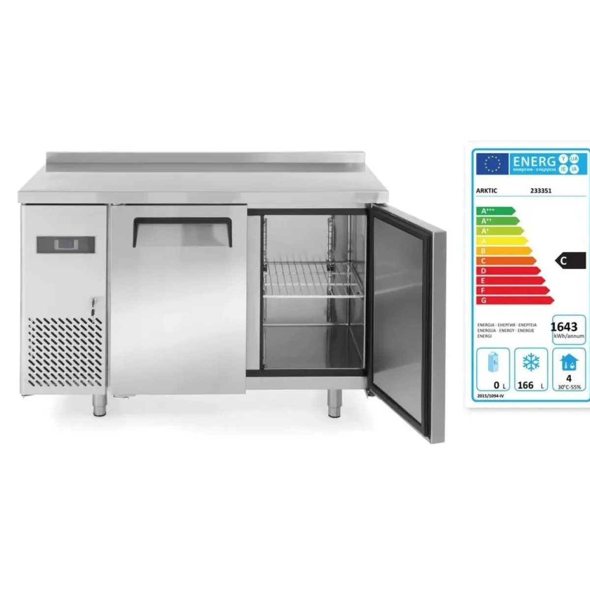 Hendi Arktic Vrieswerkbank met 2 deuren Kitchen Line 220L Sale