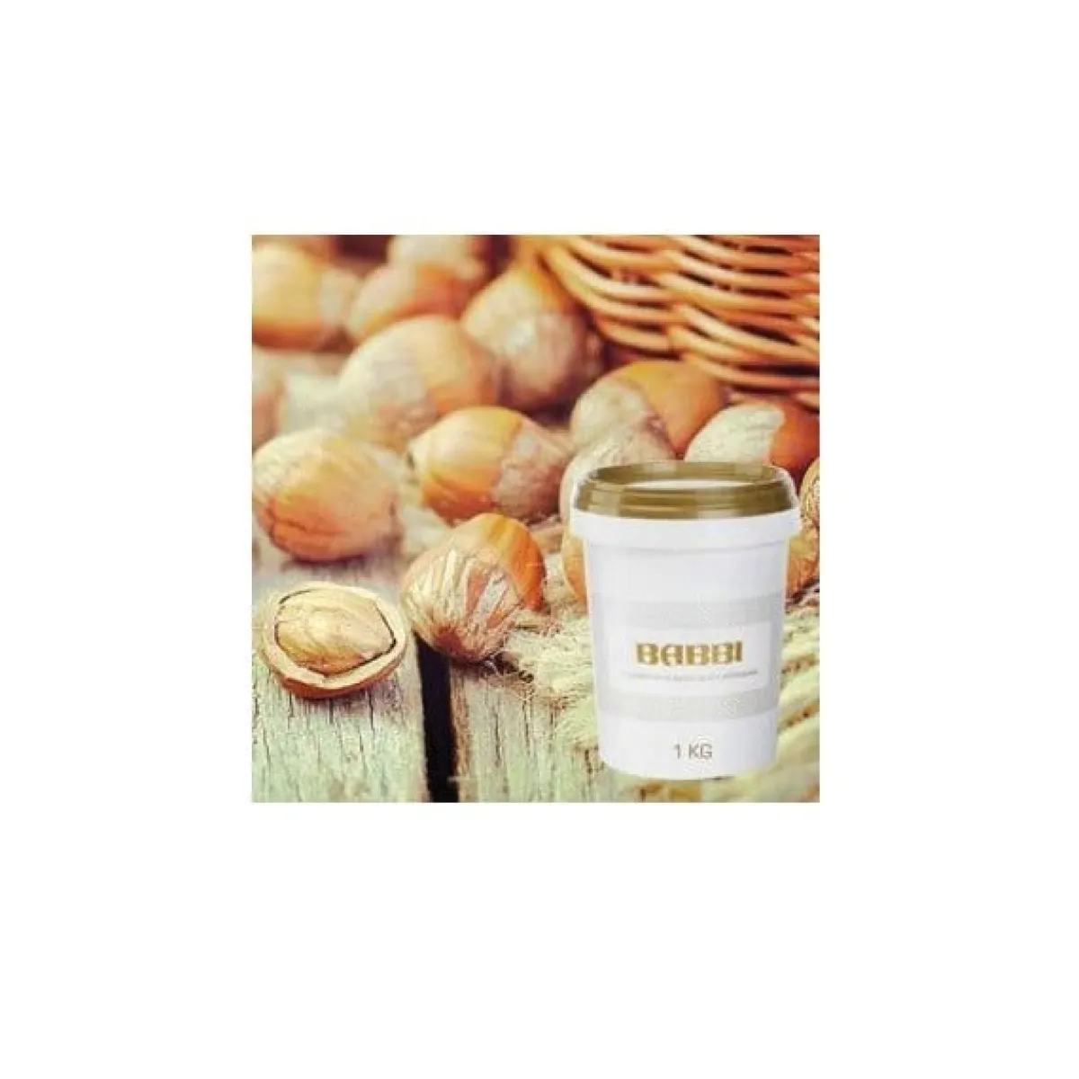 Babbi Smaakpasta Hazelnoot 1kg New