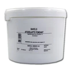 Bakels Glaceerfondant (afgeslapte fondant) Wit 14 kg Hot
