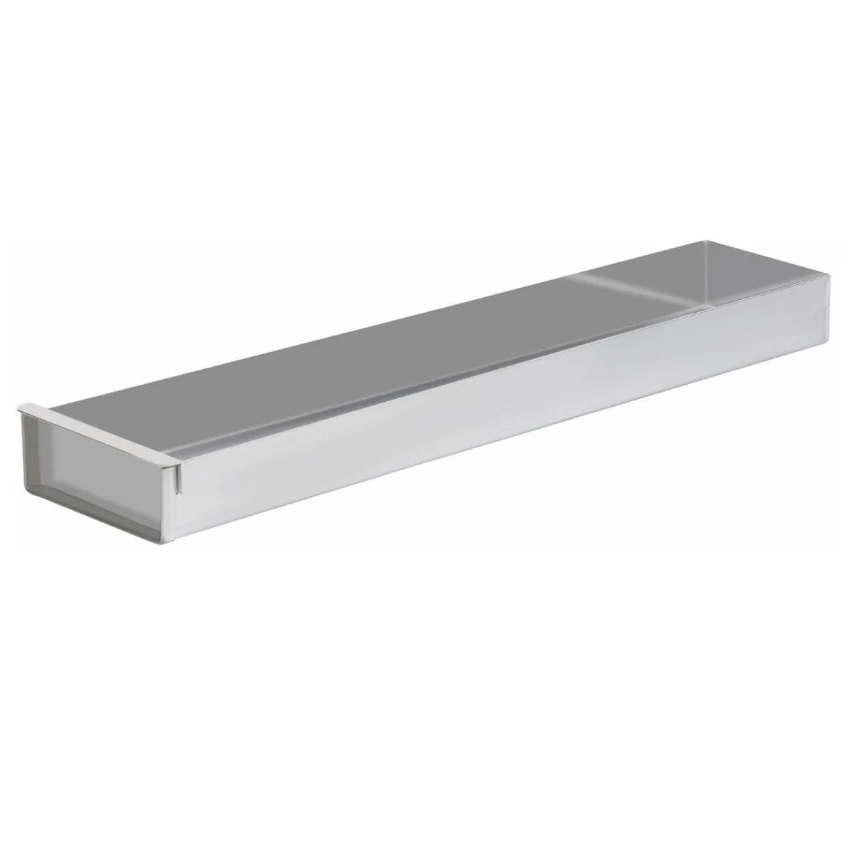 Overig Bakplaat aluminium 3 randen (90º) - 30x20x5cm + Voorzetstuk Sale