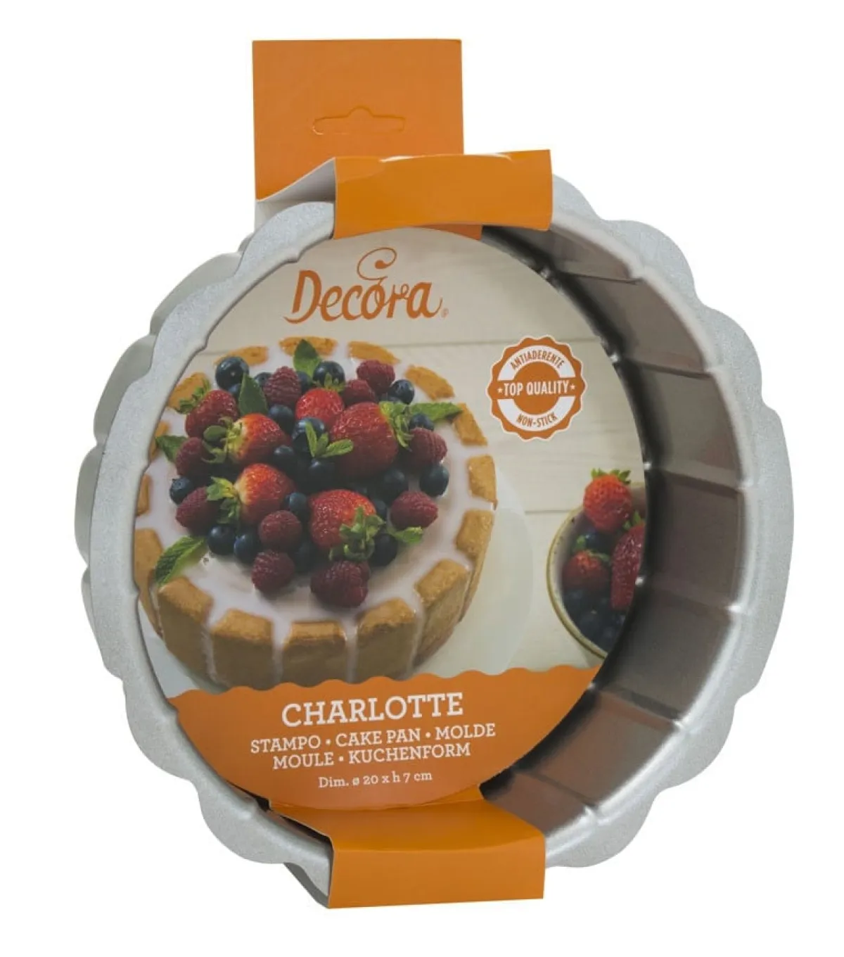 Decora Bakvorm Charlotte Ø20x7(h) cm New