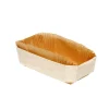 Overig Bakvorm Hout Rechthoek 20,5x11x6cm + Bakpapier (per stuk) Clearance