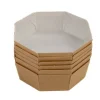 Overig Bakvorm Karton Achthoek Bruin 13x13x4,5cm (per stuk) Online