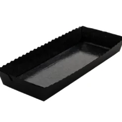 Overig Bakvorm Karton Rechthoek Zwart 22x8x2,8cm (per stuk) Hot
