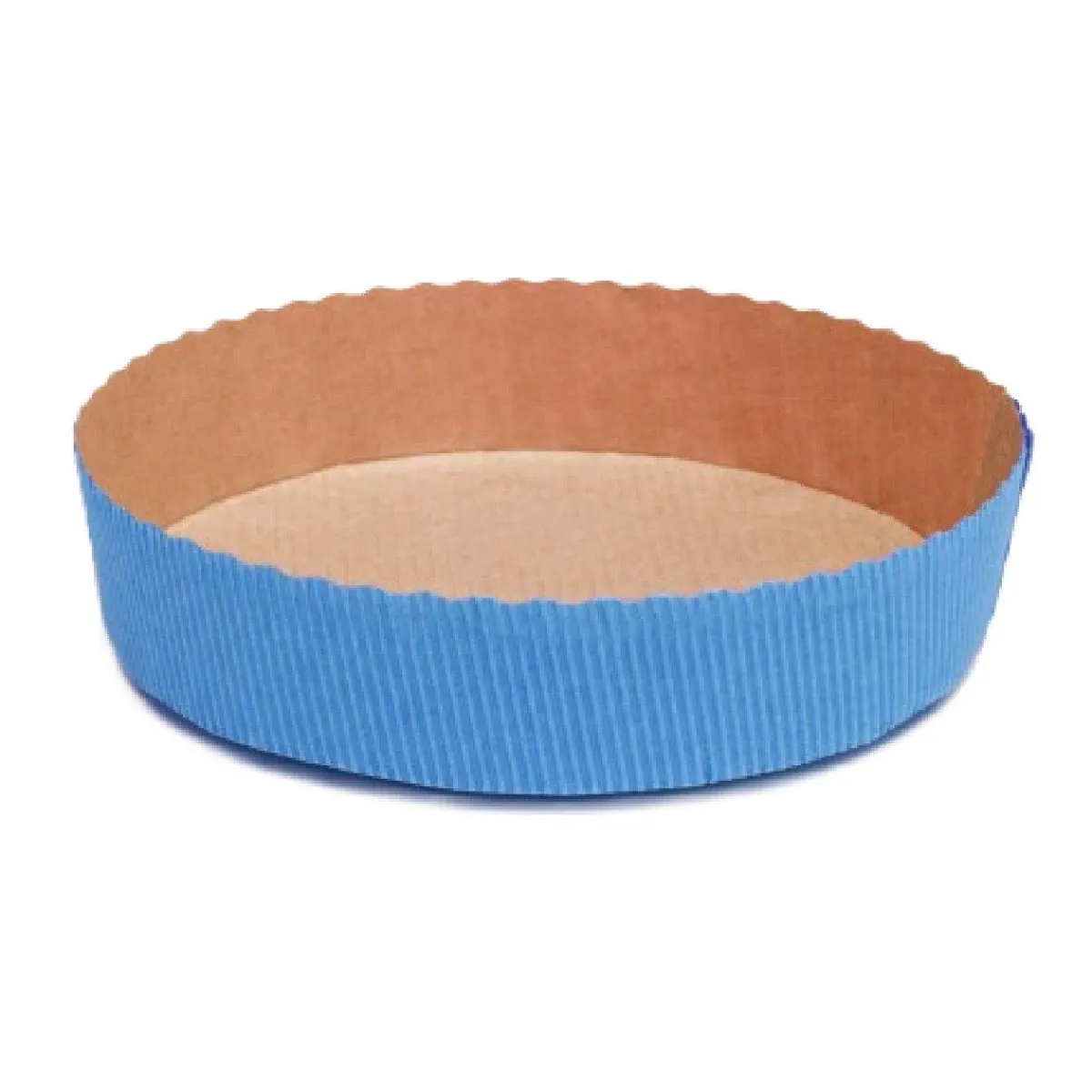 Overig Bakvorm Karton Rond Ø15,5x3,5cm Blauw (per stuk) Sale
