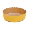 Overig Bakvorm Karton Rond Ø10x3cm Geel (per stuk) Online