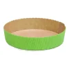 Overig Bakvorm Karton Rond Ø15,5x3,5cm Groen (per stuk) Clearance