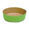 Overig Bakvorm Karton Rond Ø10x3cm Groen (per stuk) Clearance