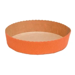 Overig Bakvorm Karton Rond Ø15,5x3,5cm Oranje (per stuk) Clearance