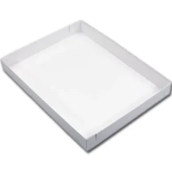 Overig Bakvorm Plaatcake Wit 37x28,5x4,5cm