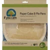 If You Care Bakvorm Rond Ongebleekt Papier Ø200x34mm 4st. Clearance