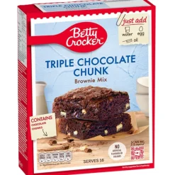 Betty Crocker Triple Chocolate Chunk Brownie Mix 415g Sale