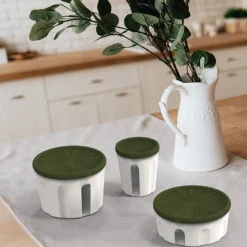Biesse Bewaardoos Rond Luchtdicht Groen/Transparant 1L Sale