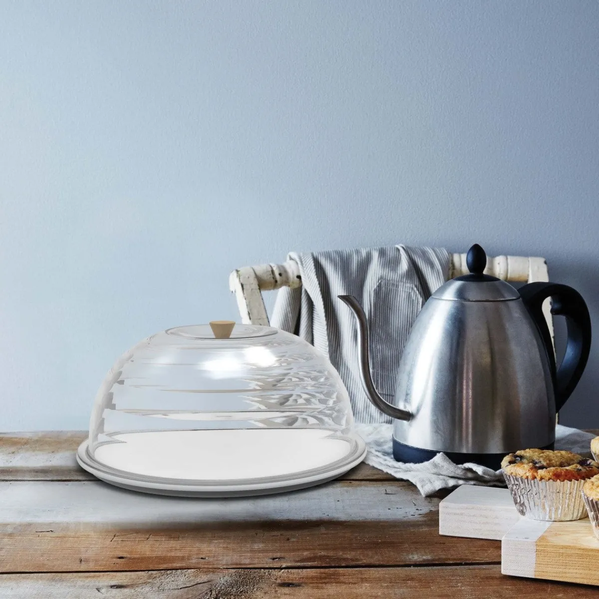 Biesse Stolp met Plateau en Taartschep Ø34x16cm Discount
