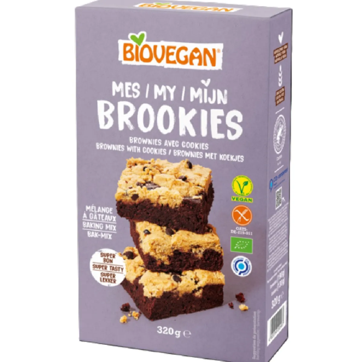 BioVegan Brownie Cookie Mix Biologisch 320g** Discount