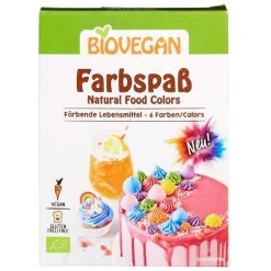 BioVegan Natuurlijke Kleurpoeder Biologisch 6 kleuren (6x8g) Hot