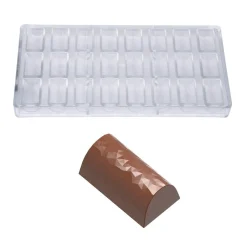 Chocolate World Bonbonvorm Buche Facet (24x) 36x20x15mm Online