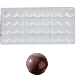 Chocolate World Bonbonvorm Bol (36x) Ø25mm Outlet