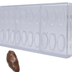 Chocolate World Bonbonvorm Dadel (20x) 39x19x10mm**