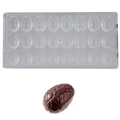 Chocolate World Bonbonvorm Ei Kroko (24x) 35x23x12 mm