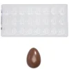 Chocolate World Bonbonvorm Glad Ei (24x) 32x22x11mm Outlet