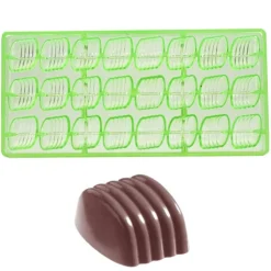 Chocolate World Bonbonvorm GL Boog (24x) 30x27x19mm** Best