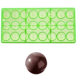 Chocolate World Bonbonvorm GL Bol (24x) Ø30mm.** Clearance