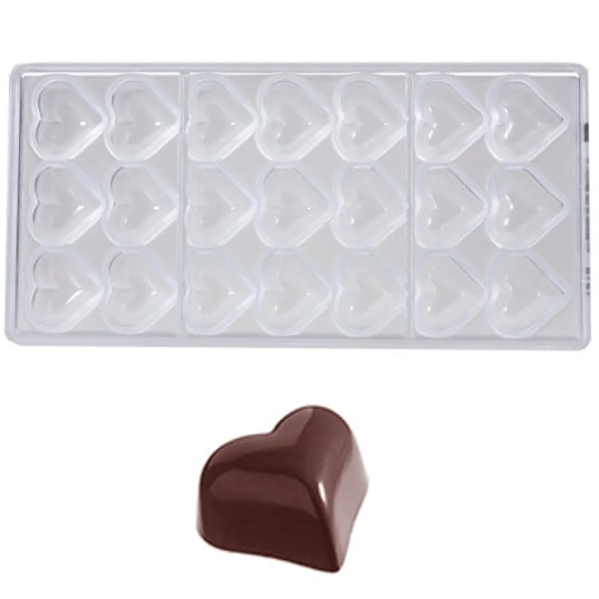 Chocolate World Bonbonvorm Hartje Bol (21x) 30x36x19 mm Online