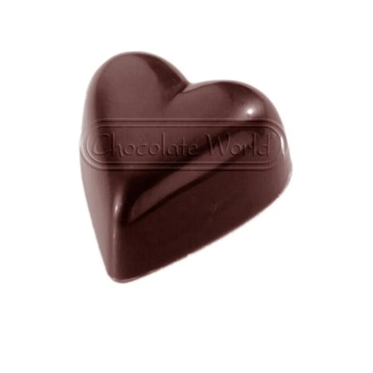 Chocolate World Bonbonvorm Hart (24x) 33x31x15 mm Outlet