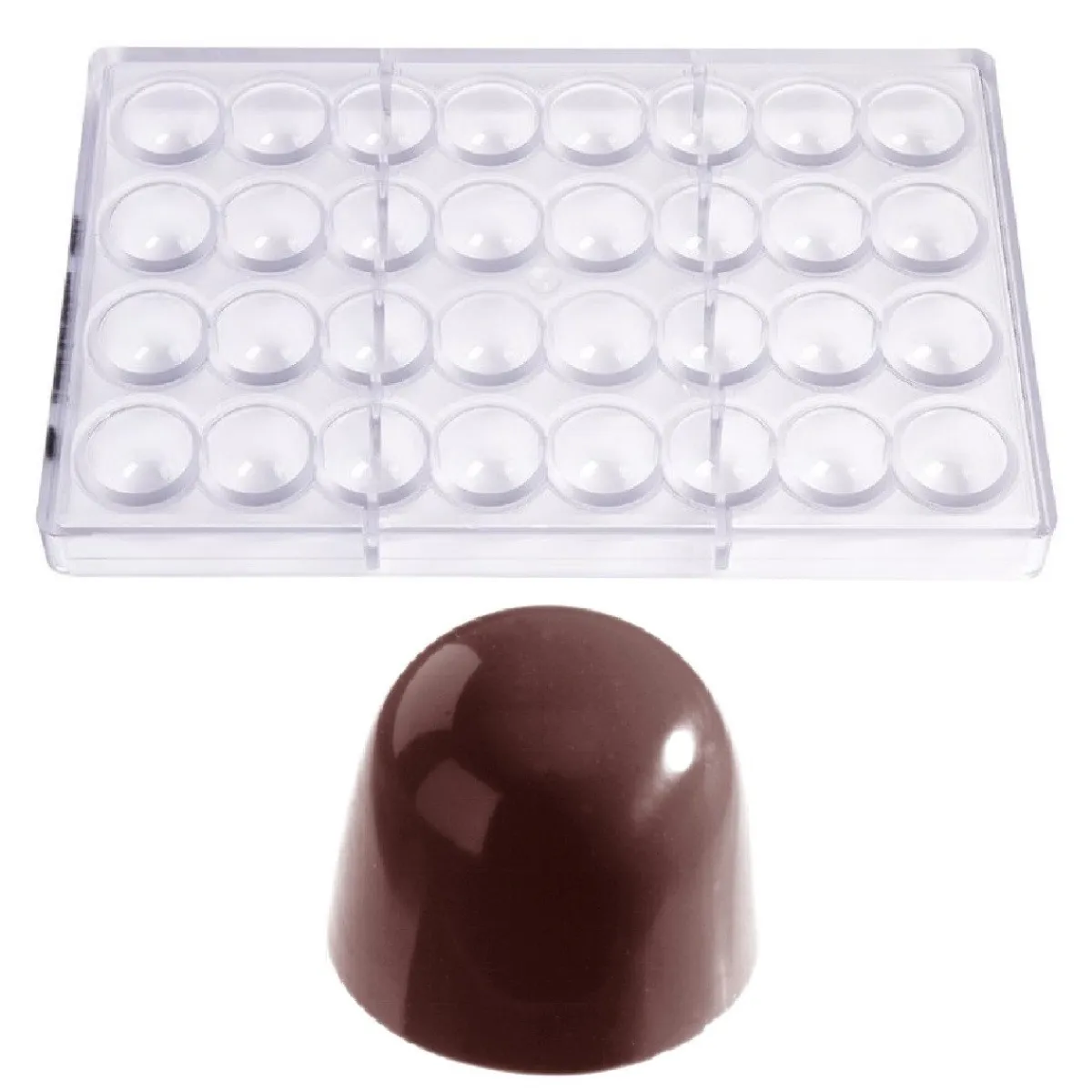 Chocolate World Bonbonvorm Kegel (32x) Ø29x21mm Online