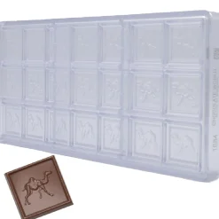 Chocolate World Bonbonvorm Karak Kameel (21x) 34x34x4,5mm** Discount