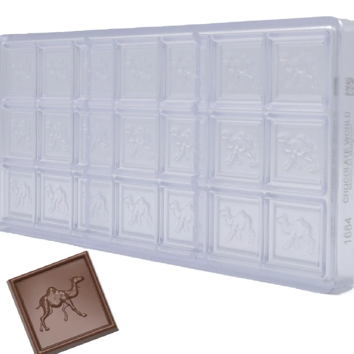 Chocolate World Bonbonvorm Karak Kameel (21x) 34x34x4,5mm** Discount