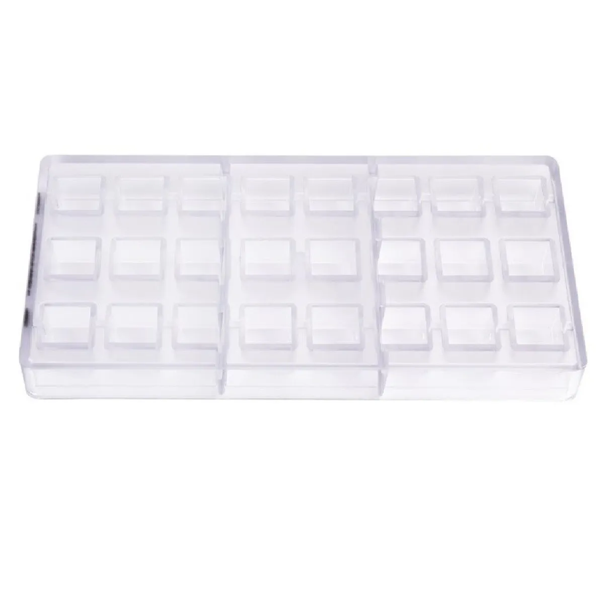 Chocolate World Bonbonvorm Kubus Forgey (24x) 23x20mm Best