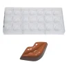 Chocolate World Bonbonvorm Lippen Facet (21x) 42x21x15mm Discount
