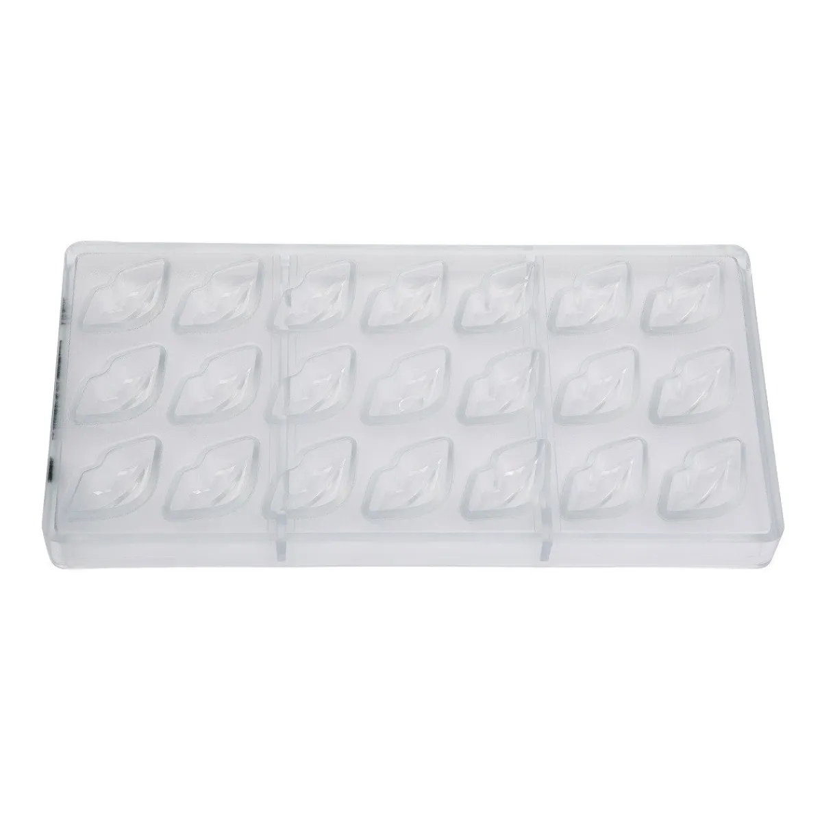 Chocolate World Bonbonvorm Lippen Facet (21x) 42x21x15mm Discount
