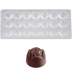 Chocolate World Bonbonvorm Roos (21x) 28x20 mm Online