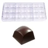 Chocolate World Bonbonvorm Ronde Kubus (21x) 27x19mm** Outlet
