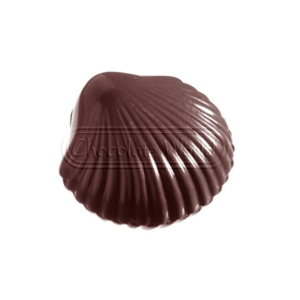 Chocolate World Bonbonvorm Sint Jacobsschelp (32x)28x30x9mm Outlet