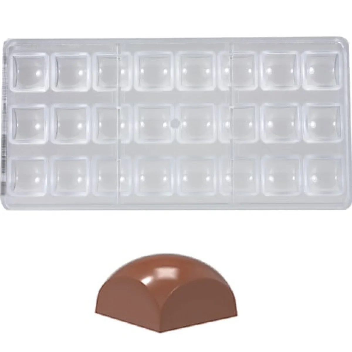 Chocolate World Bonbonvorm CW Square Sphere (24x) 25,5x25,5x15 mm Online