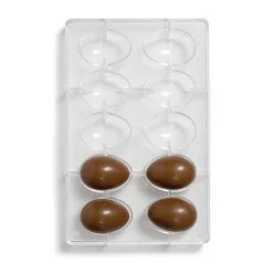 Decora Bonbonvorm Eitjes (10x) 60x42 mm Hot