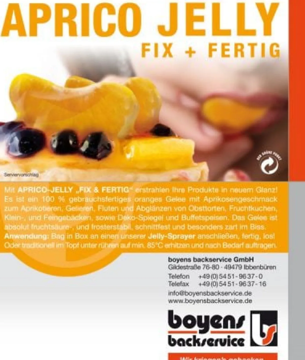 Overig Boyens Jelly Afdekgelei Abrikoos 5kg Sale